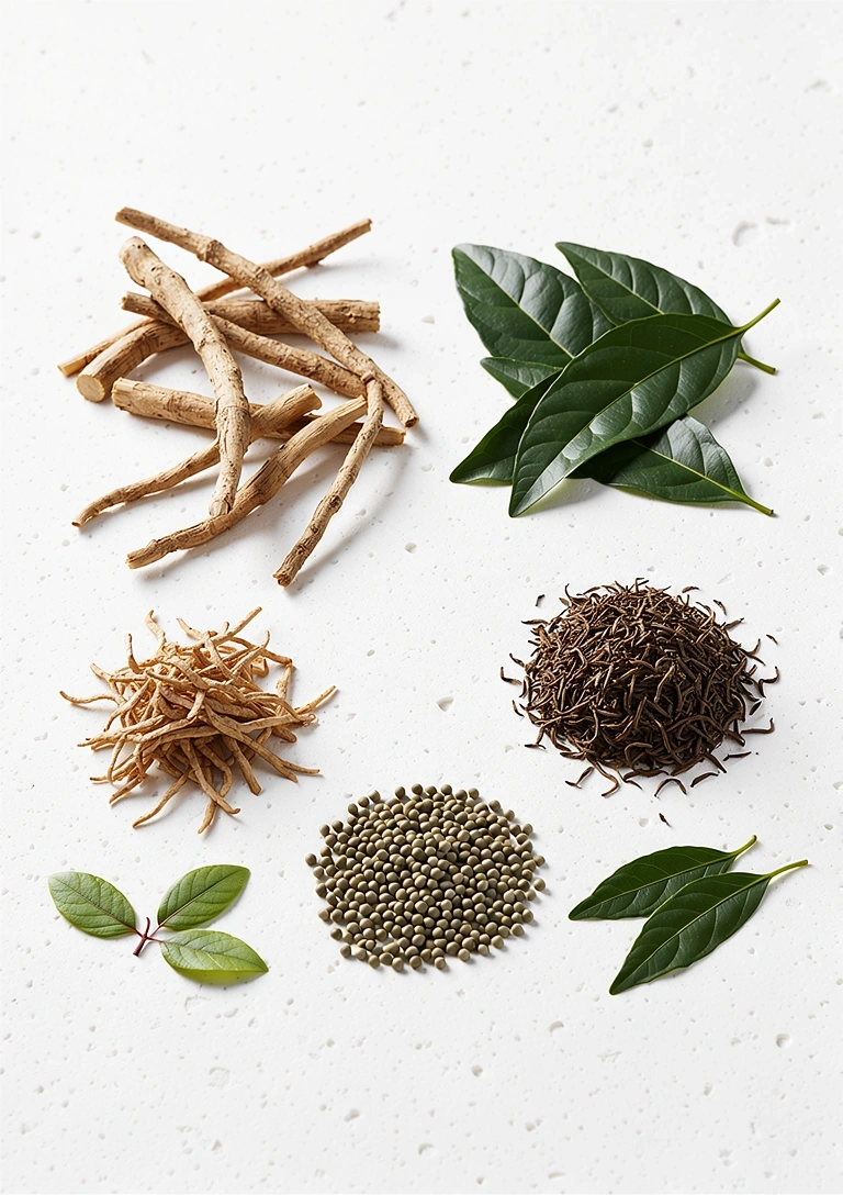 Natural botanical ingredients for men's wellness